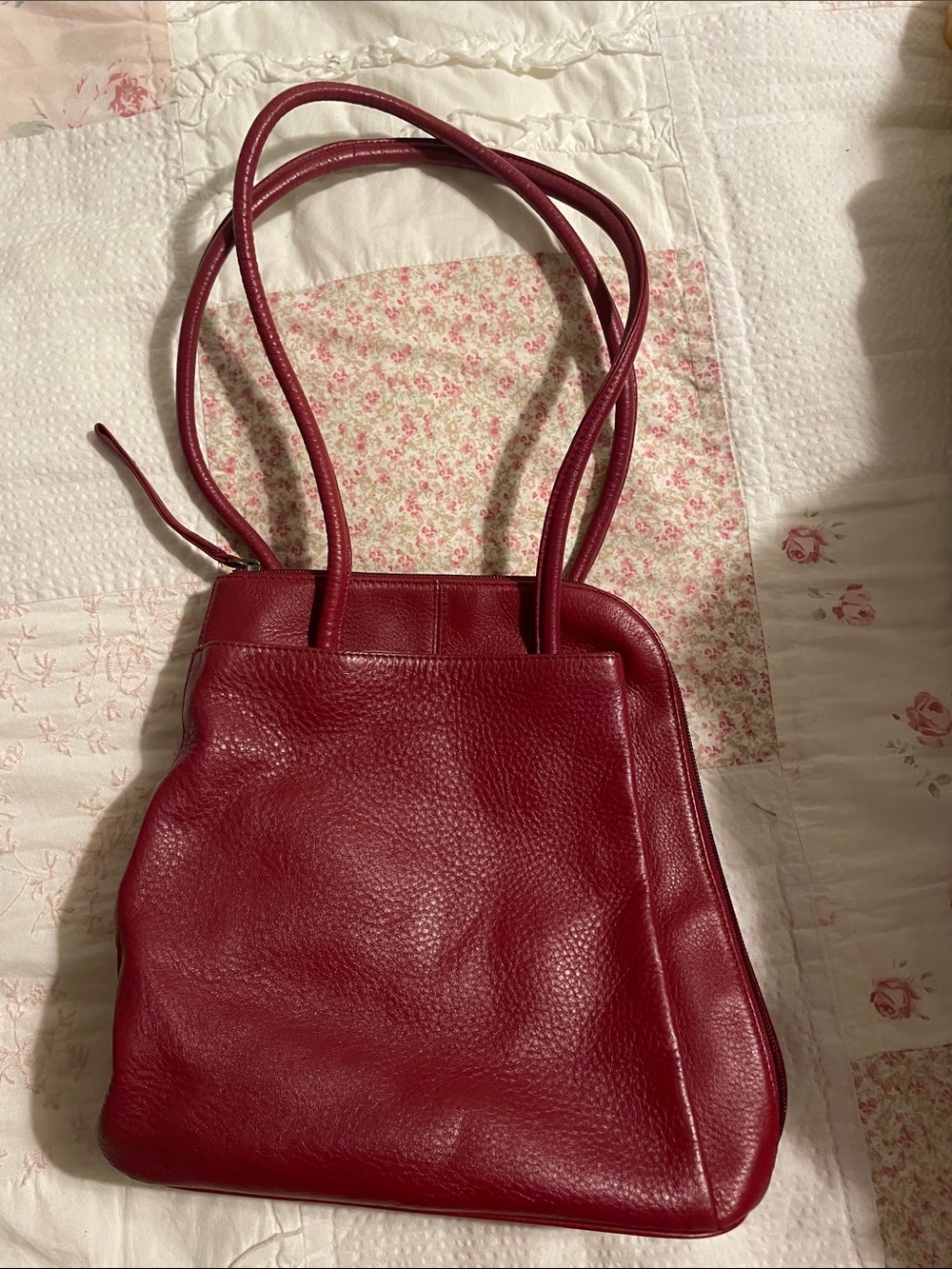Clark’s Red Leather Hobo purse/backpack